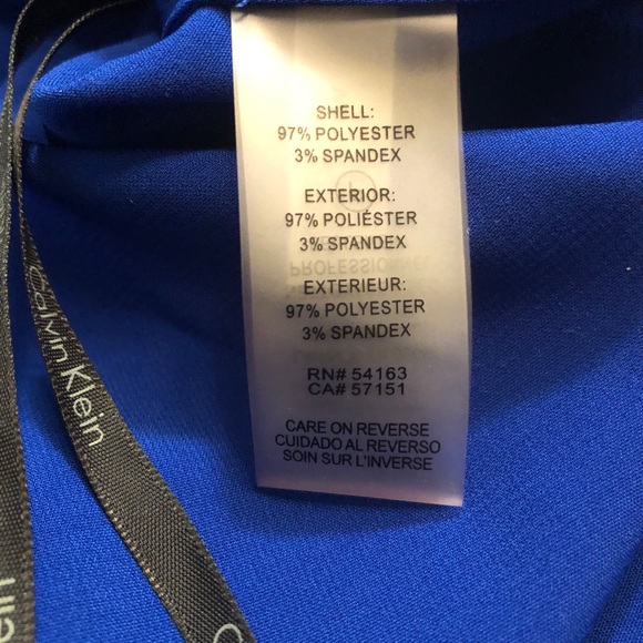 CALVIN KLEIN ULTRA SOFT V-NECK BLOUSE - Picture 5 of 5